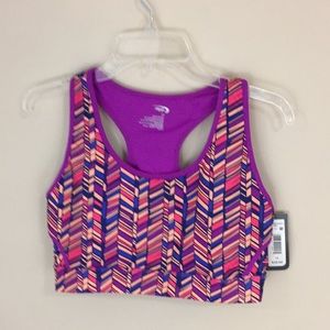MTA Sport  Purple Padded Racerback Bra Size 1X NWOT.